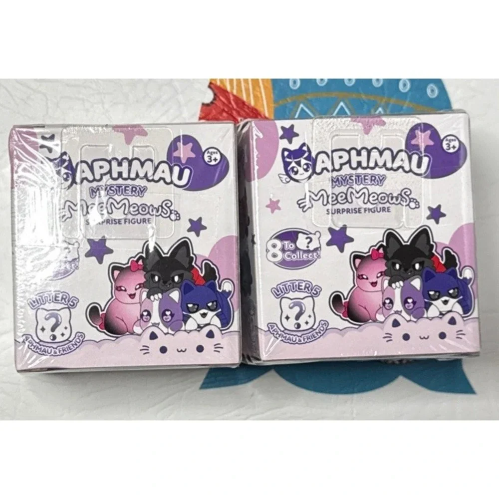 2024 APHMAU Mystery‎ MeeMeows Litter Series 5 Surprise Cat Figure Toy Lot Of2